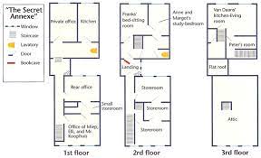 anne frank annex map